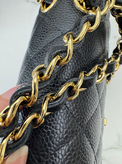 CHANEL CF23 黑金牛 CF Small