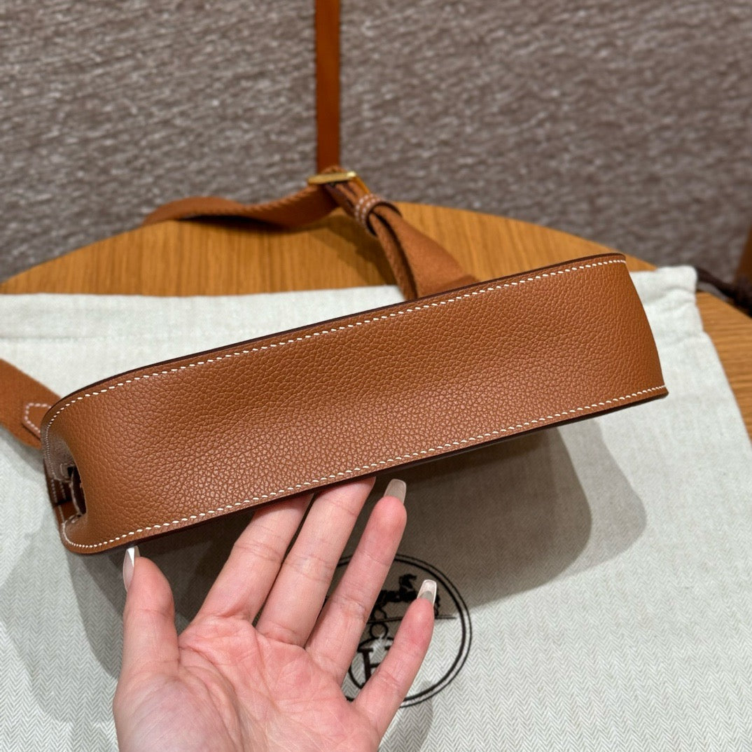 HERMES Mini Jypsiere 金棕金扣 Gold
