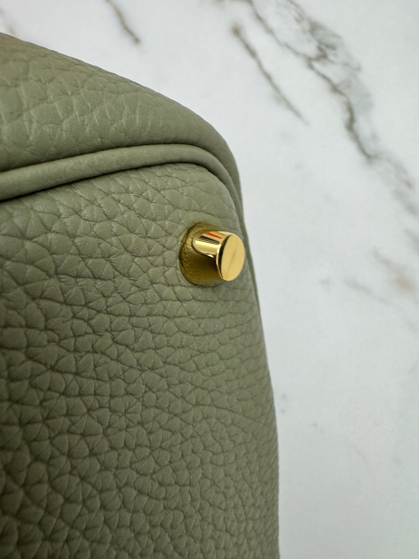 HERMES Picotin Lock 18 鼠尾草綠金扣 Q1 Sauge GHW￼