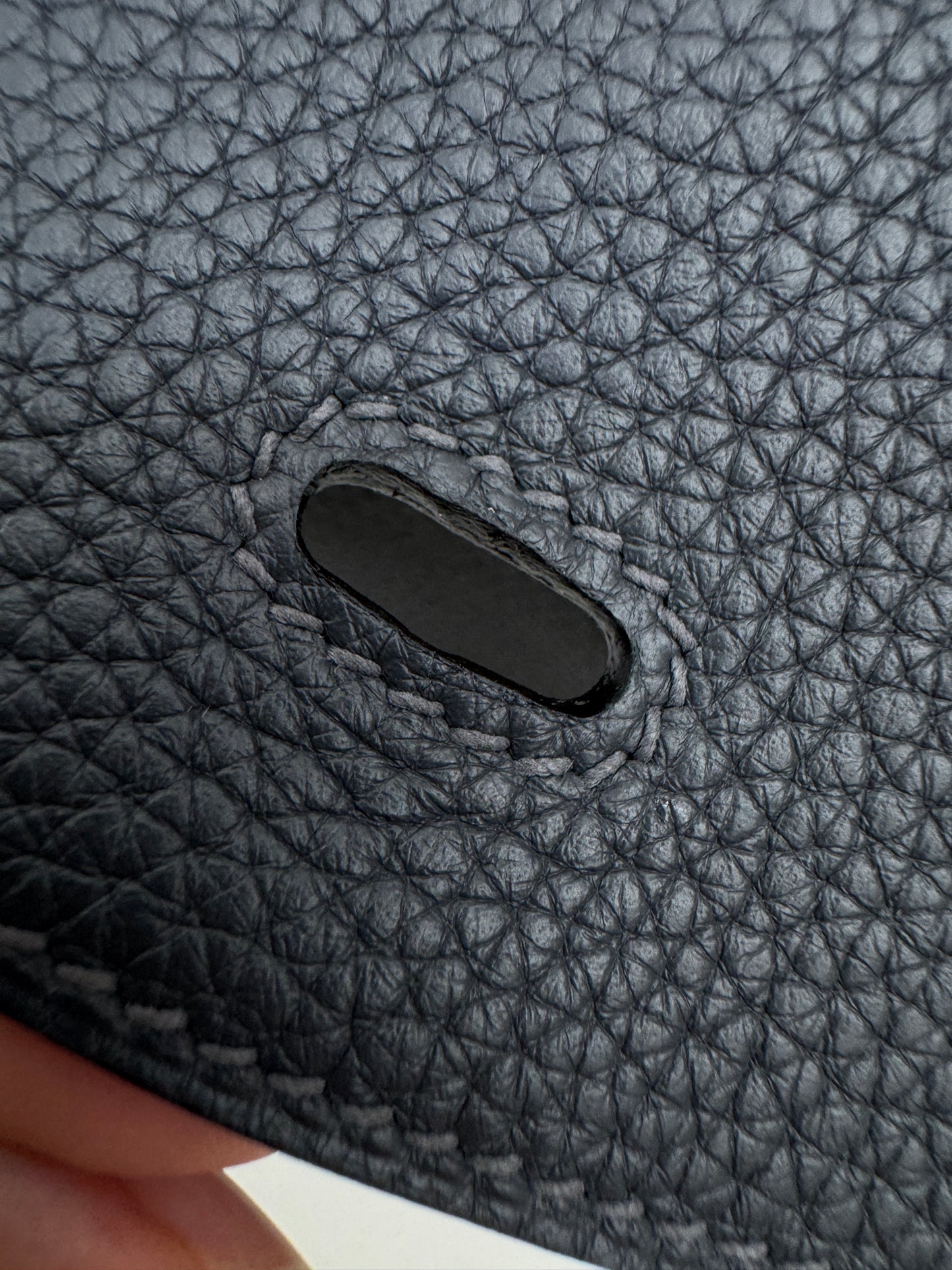 HERMES Lindy 26 石板灰銀扣 85 Ardoise TC PHW
