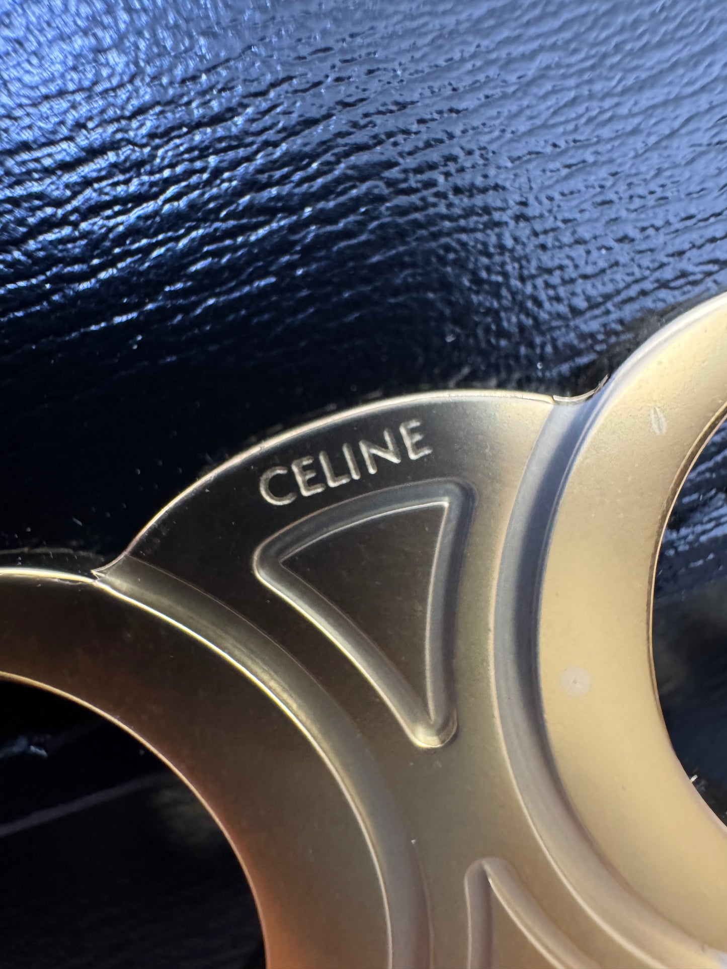 CELINE 凱旋門卡包 Box皮