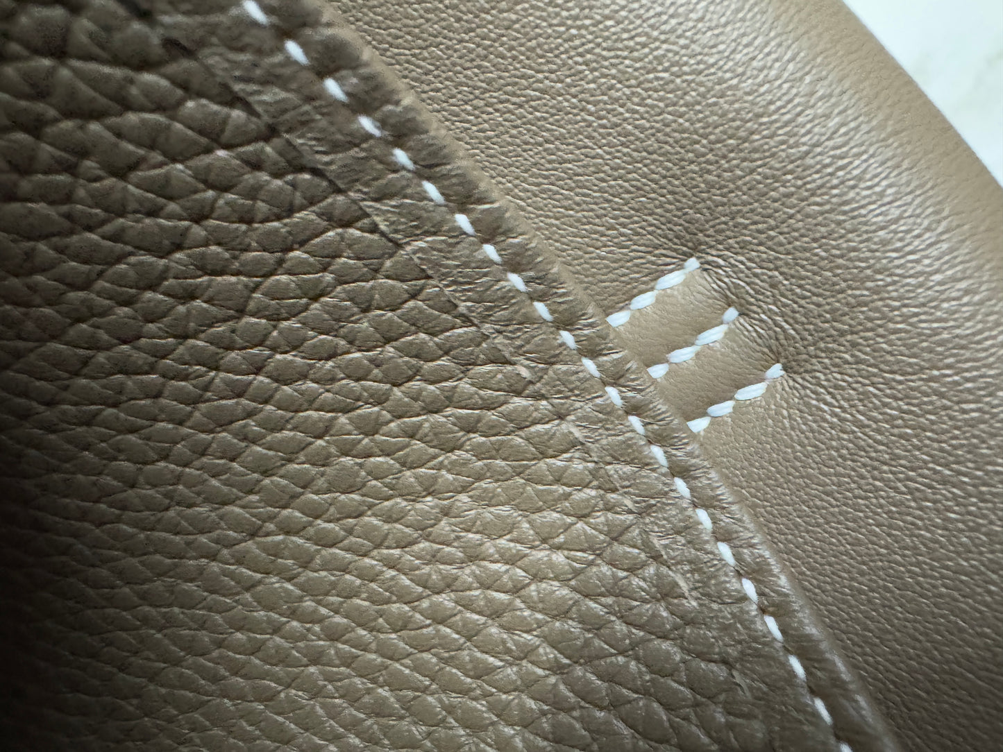 HERMES Halzan 25 大象灰金扣