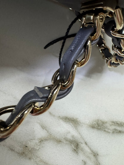 CHANEL 23K Mini CF with Top Handle 手柄CF 深灰色羊皮