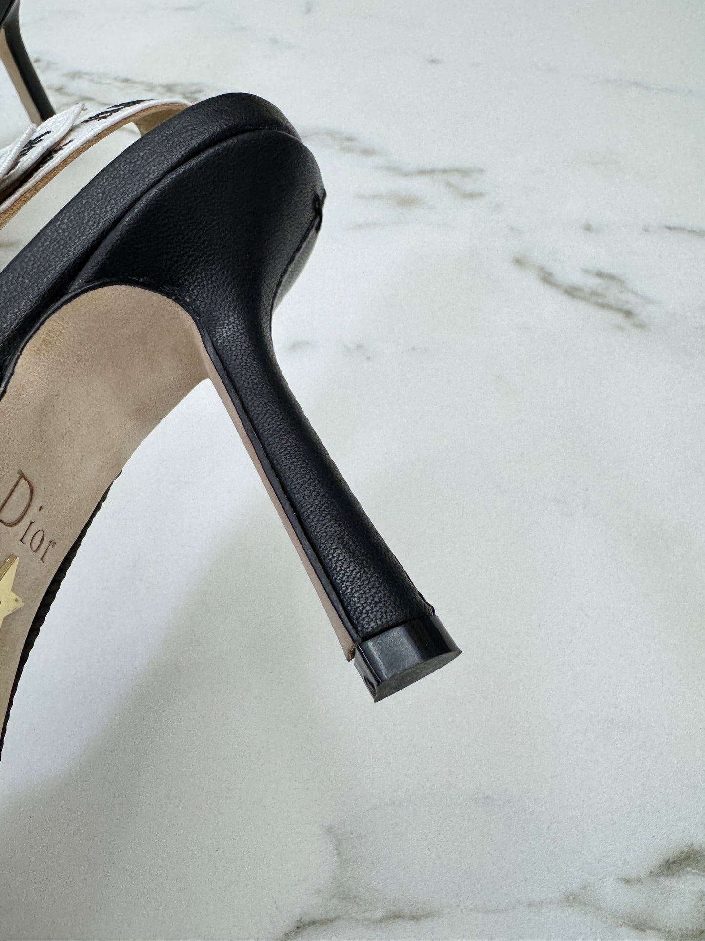 DIOR J'adior Slingback 黑色科技布 10cm