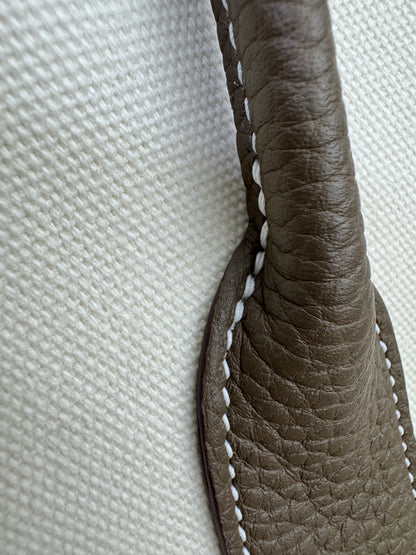 HERMES Garden Party 36 大象灰Negonda拼帆布