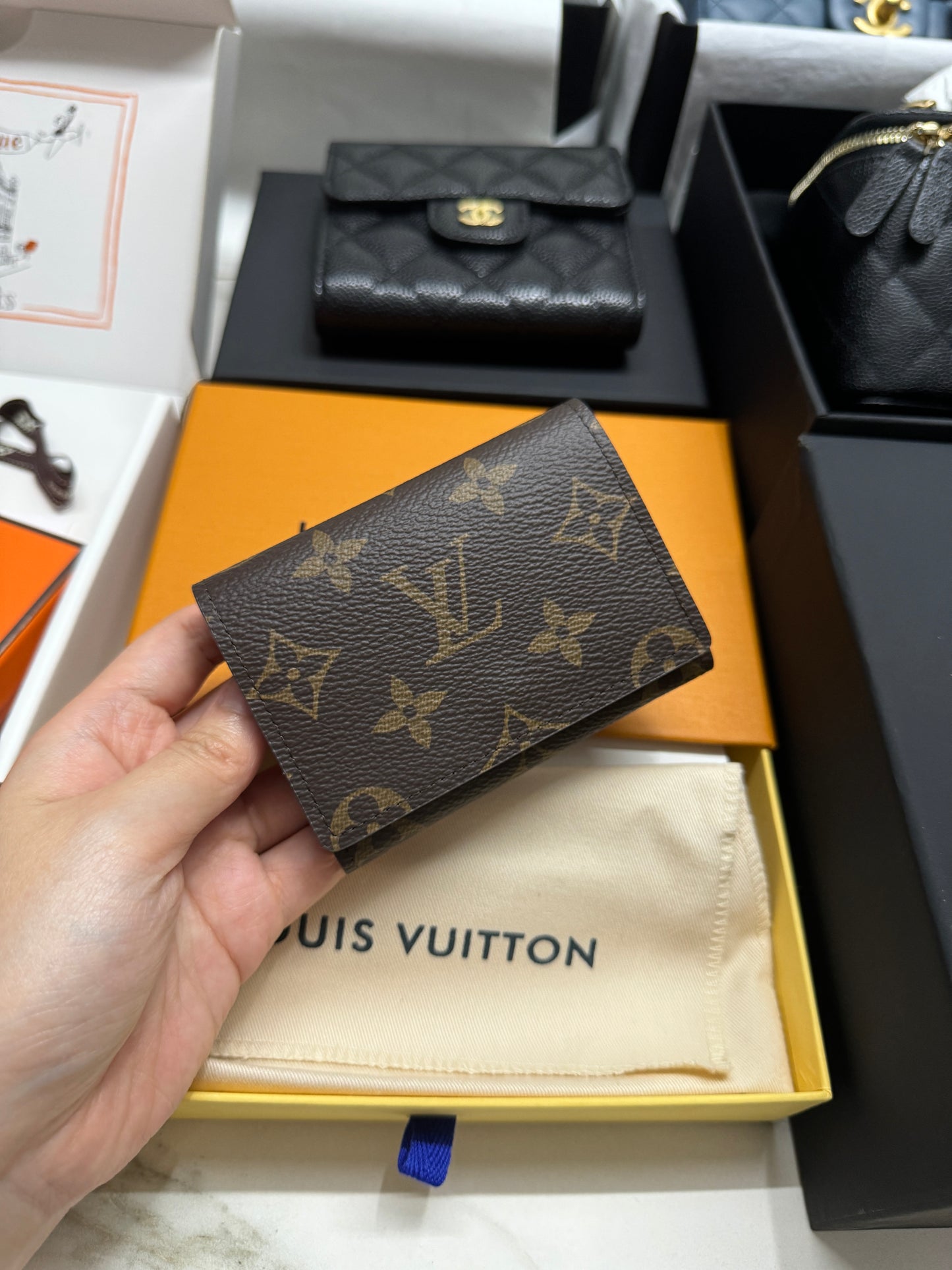 LV M63801 Cardholder Enveloppe Carte De Visite