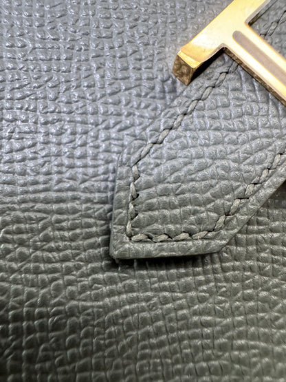 HERMES Bearn Wallet 短錢包 杏仁綠金扣