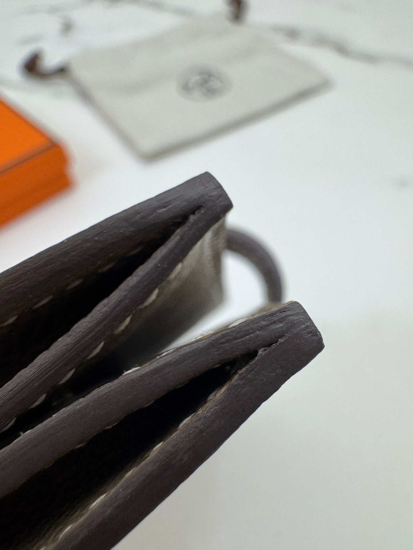 HERMES Bearn Mini Wallet 帶散紙位 大象灰金扣 Etoupe GHW
