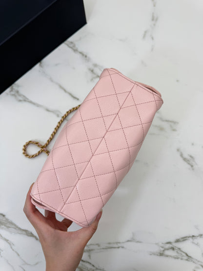 CHANEL Mini 25Bag 26P櫻花粉