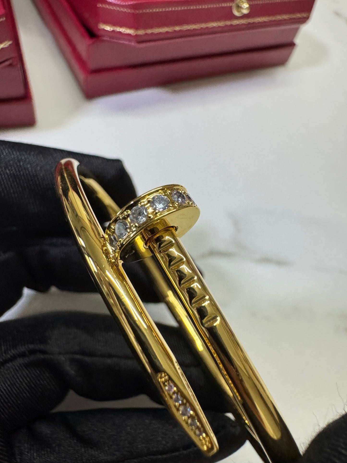 CARTIER Juste un Clou 釘子手鐲 金色粗版