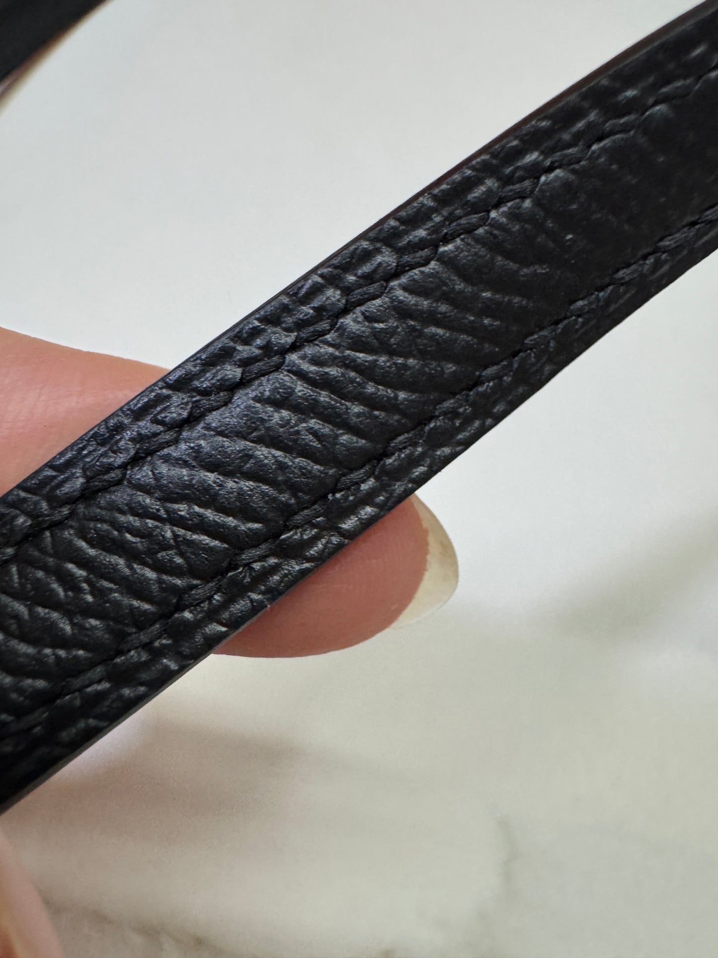 HERMES Mini Constance 新版 附鏡子 黑銀 Epsom PHW