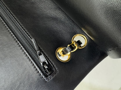 CHANEL CF25 Medium 黑金羊
