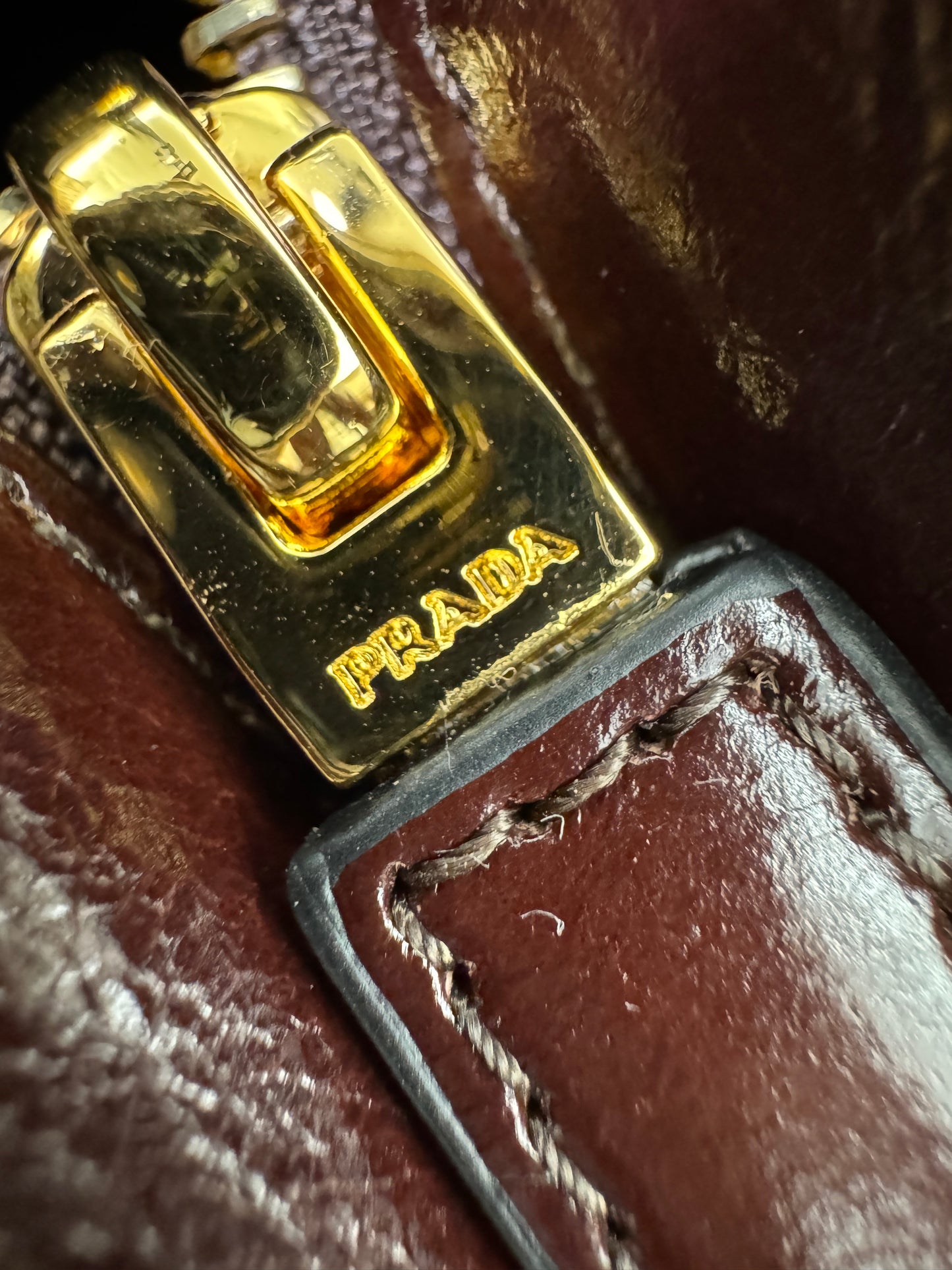 PRADA Bonnie XL Dark Brown (Lux Soft)