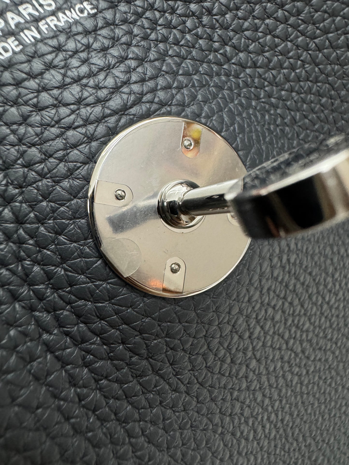 HERMES Lindy 30 石墨灰銀扣 TC 88 Graphite PHW