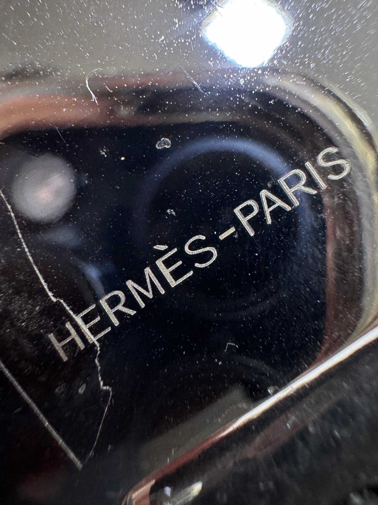 HERMES Mini Constance 新版 附鏡子 黑銀 Epsom PHW