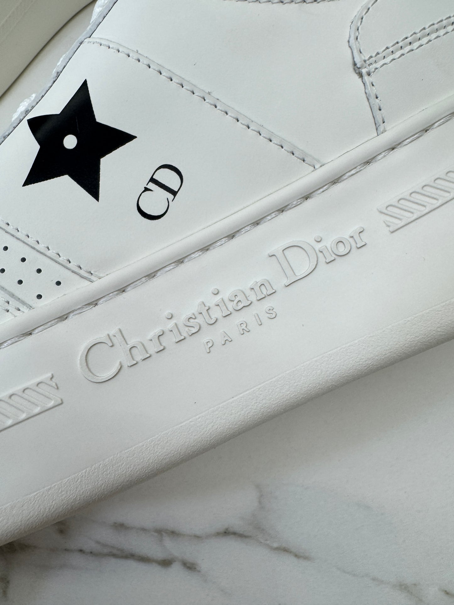 DIOR Diorstar 厚底小白鞋