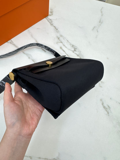 HERMES Mini Herbag 黑金