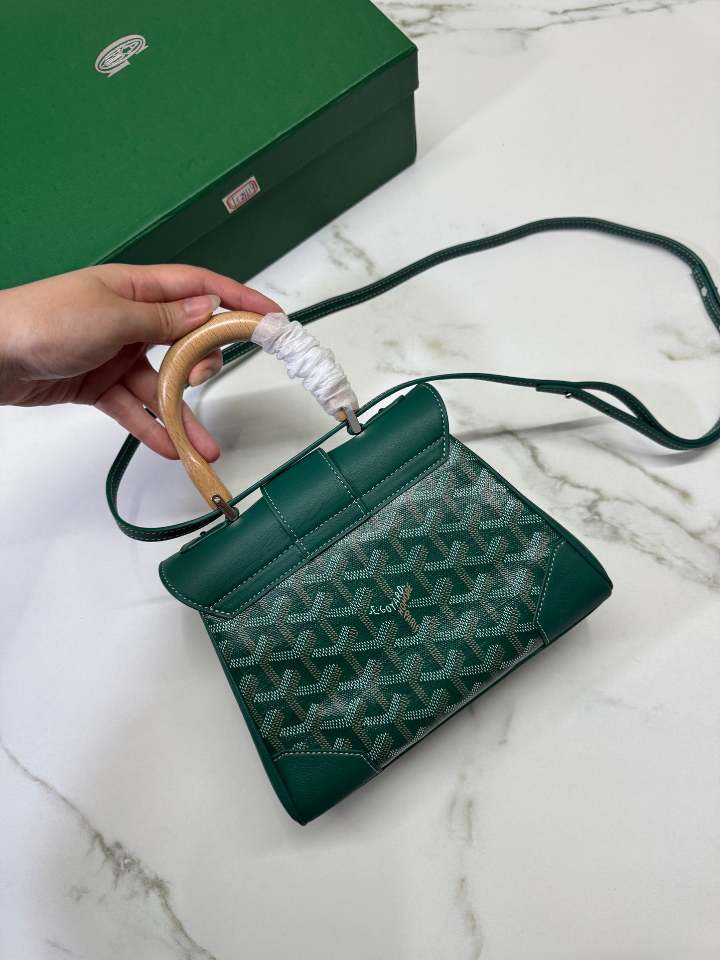 GOYARD Soft Saigon Souple Mini Green