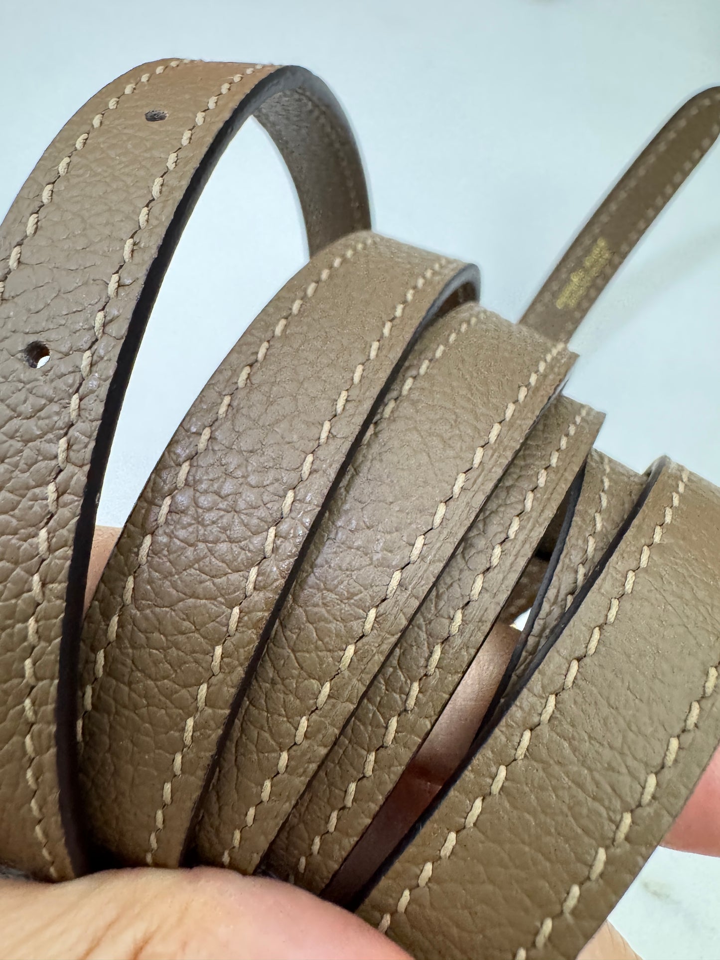 HERMES Kelly Danse 馬爾法米金扣 Evercolor 8Q GHW