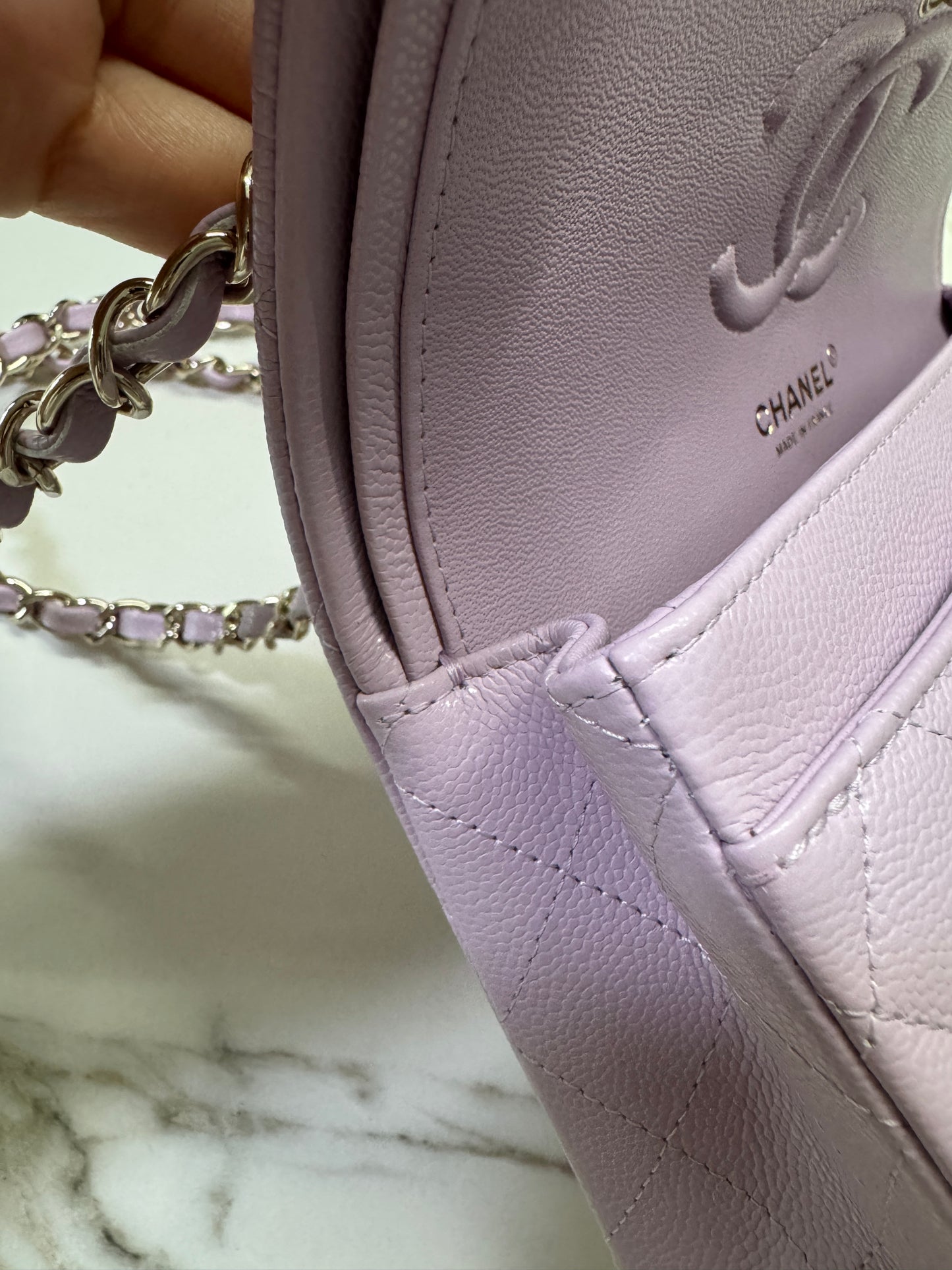 CHANEL 24A紫粉色 CF23 Small