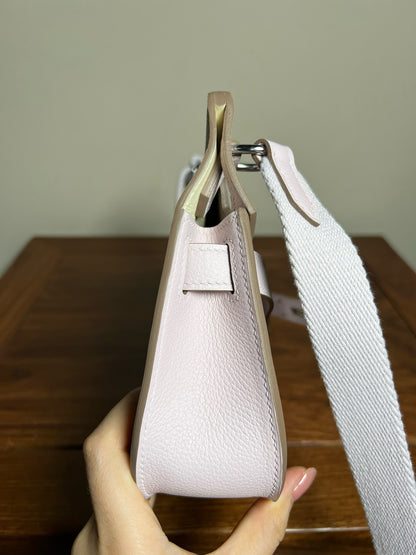 HERMES Mini Jypsiere 夢幻紫 銀扣￼evercolour