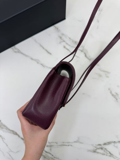 CHANEL Preppy Coco Small 酒紅色