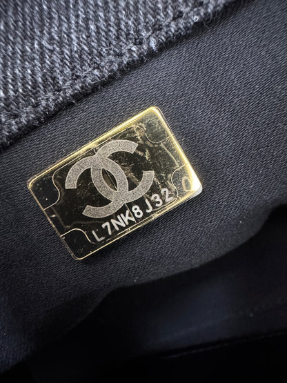 CHANEL Mini 25 Bag 黑牛仔26C