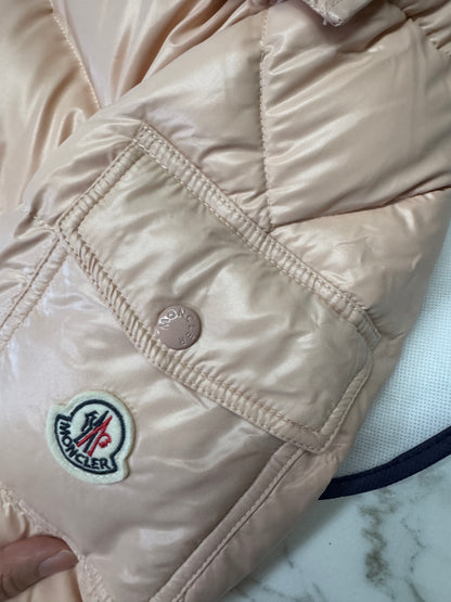 Moncler Maya 70 羽絨 光面淺粉紅色