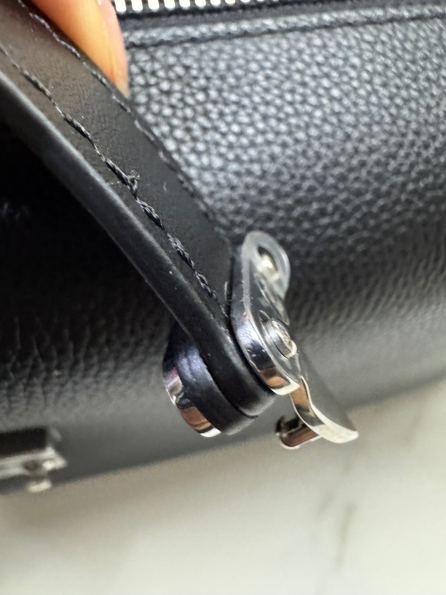 LV Side Trunk MM 黑色皮款