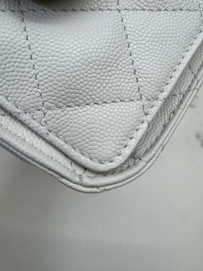 CHANEL Mini 25 Bag 白色荔枝皮