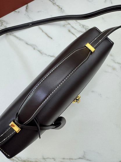 LORO PIANA Extra Bag 27 Dark Chocolate