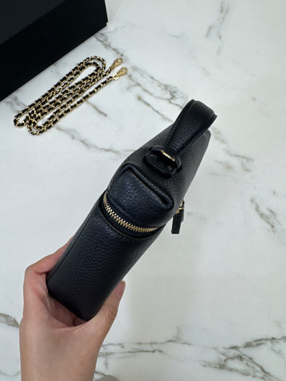 CHANEL 26A 荔枝紋LP盒子包 中號23cm