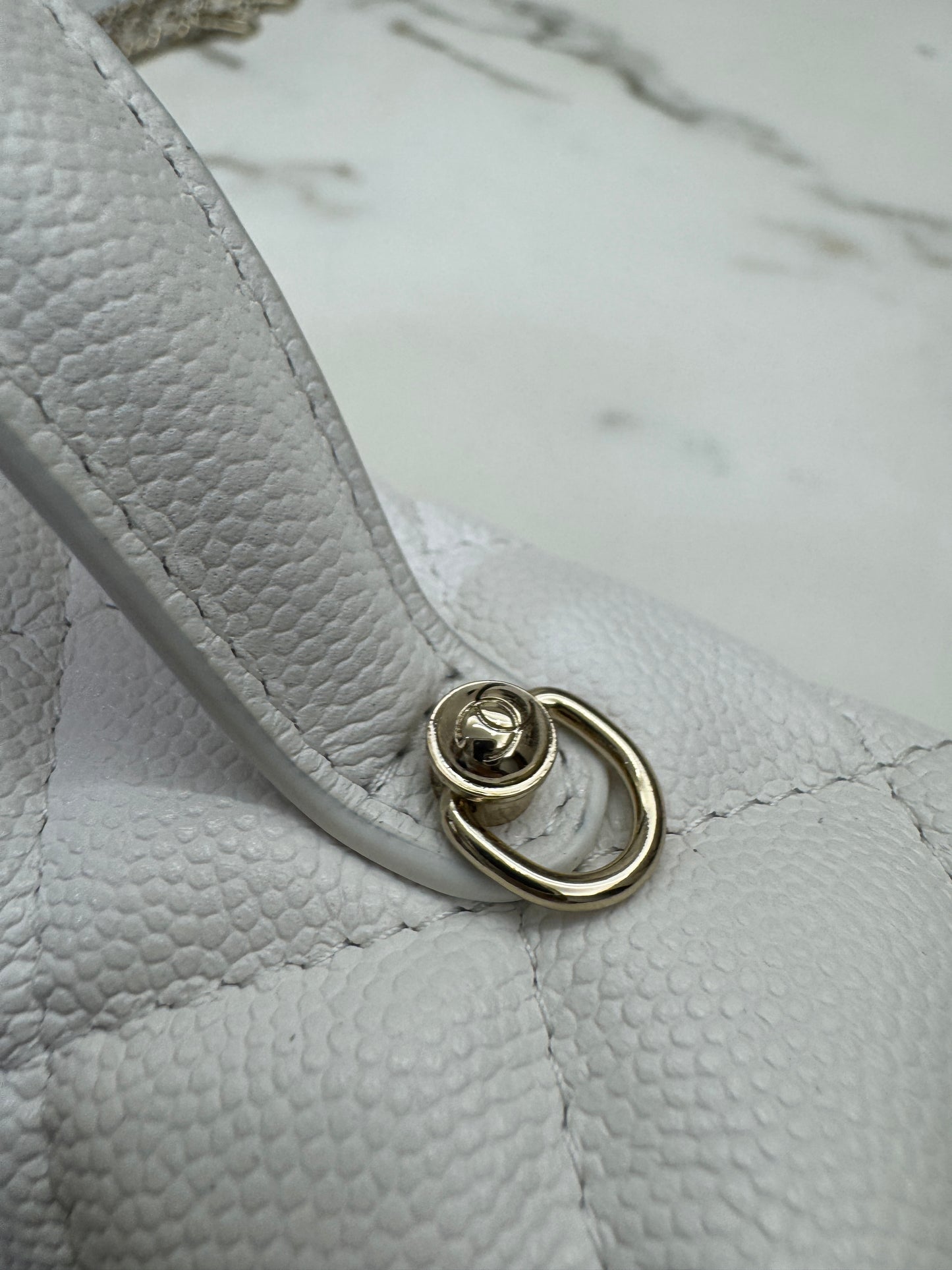 CHANEL 25C LP盒子包 白色 Vanity