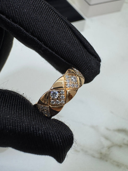 CHANEL Coco Crush Ring 米金色 Beige Gold