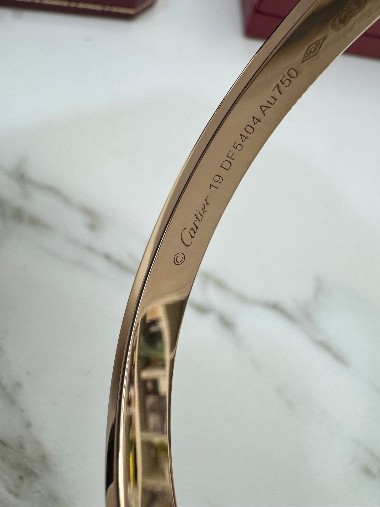 CARTIER Love Bracelet Classic Brushed Rose Gold 磨砂玫瑰金