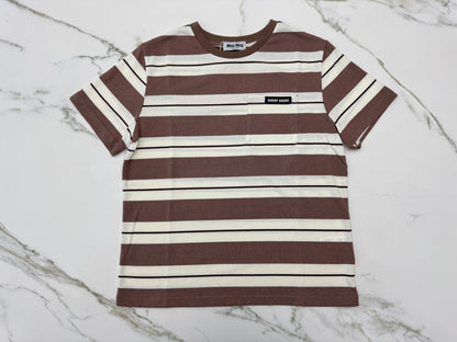 MIU MIU 針織條紋T恤