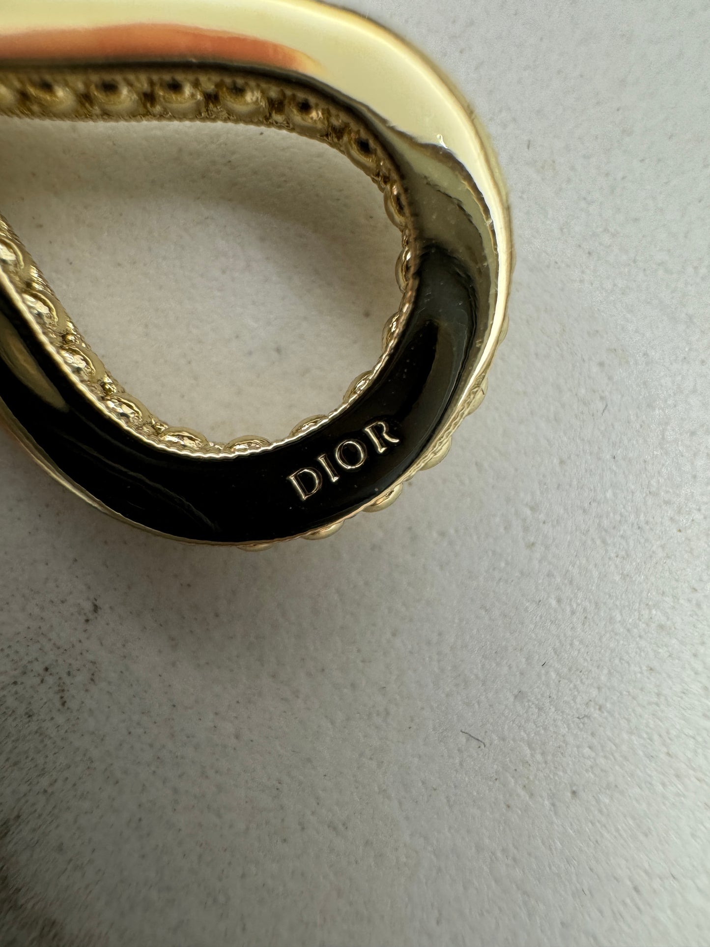 DIOR 蝴蝶結珍珠項鏈
