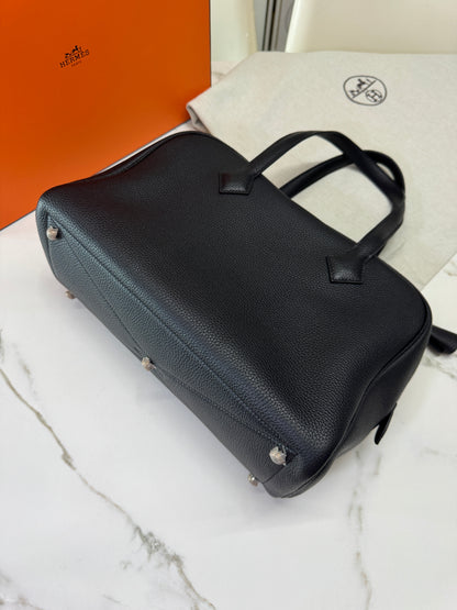 HERMES Victoria II 35 黑銀 TC