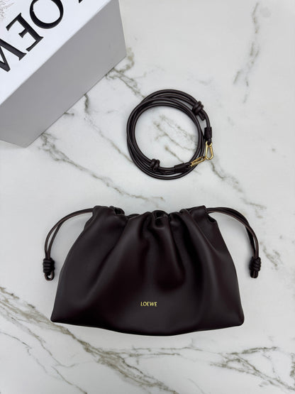 LOEWE Flamenco Purse Medium Dark Chestnut