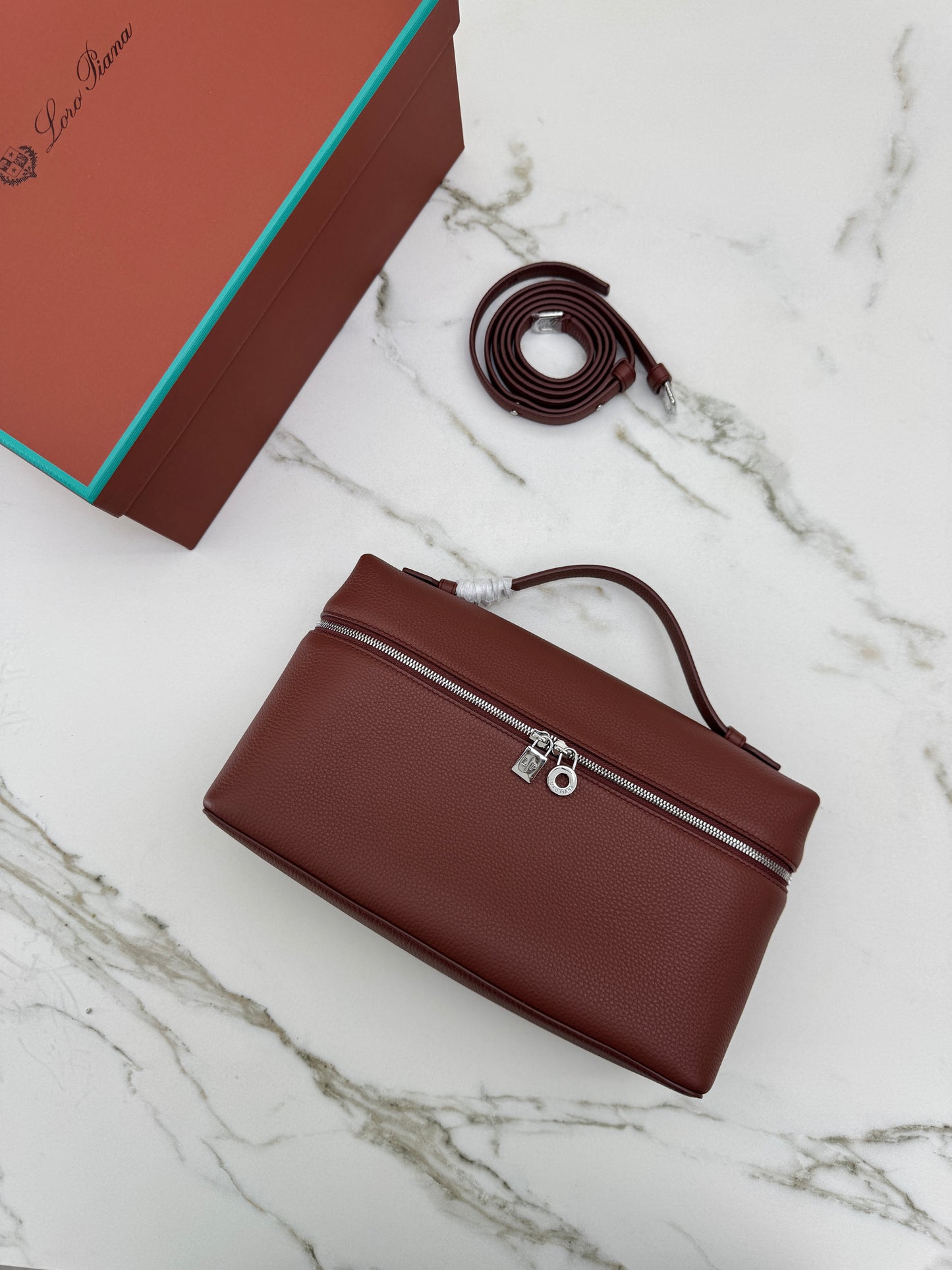 LORO PIANA Extra Pocket 27 Kummel