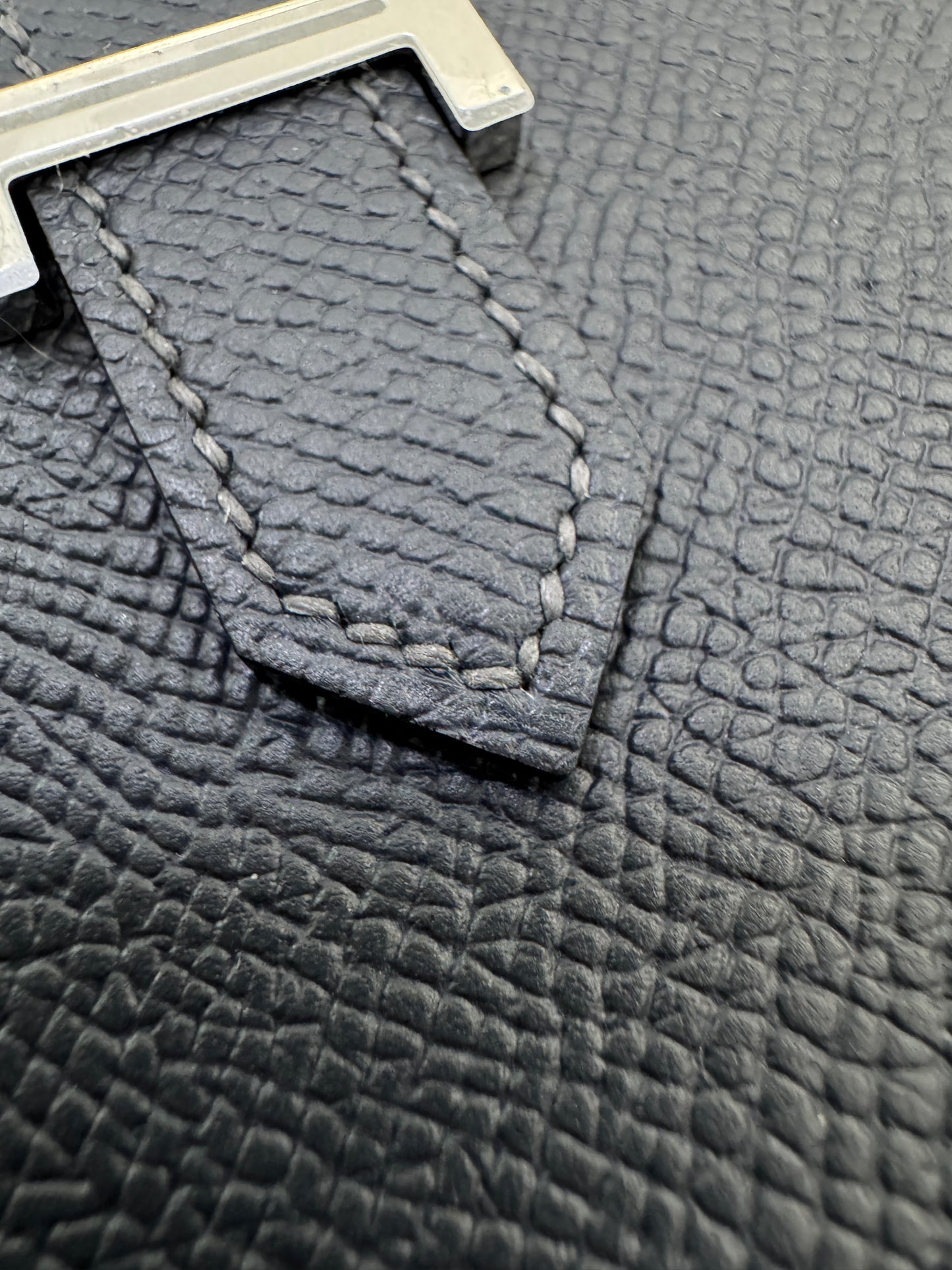 HERMES Bearn Wallet 午夜藍銀扣 Epsom Bleu Nuit PHW