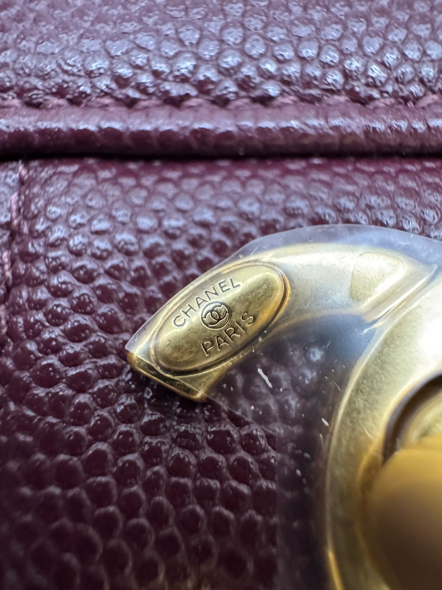CHANEL Preppy Coco Small 酒紅色
