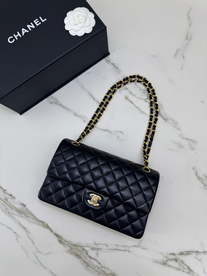 CHANEL CF25 Medium 黑金羊