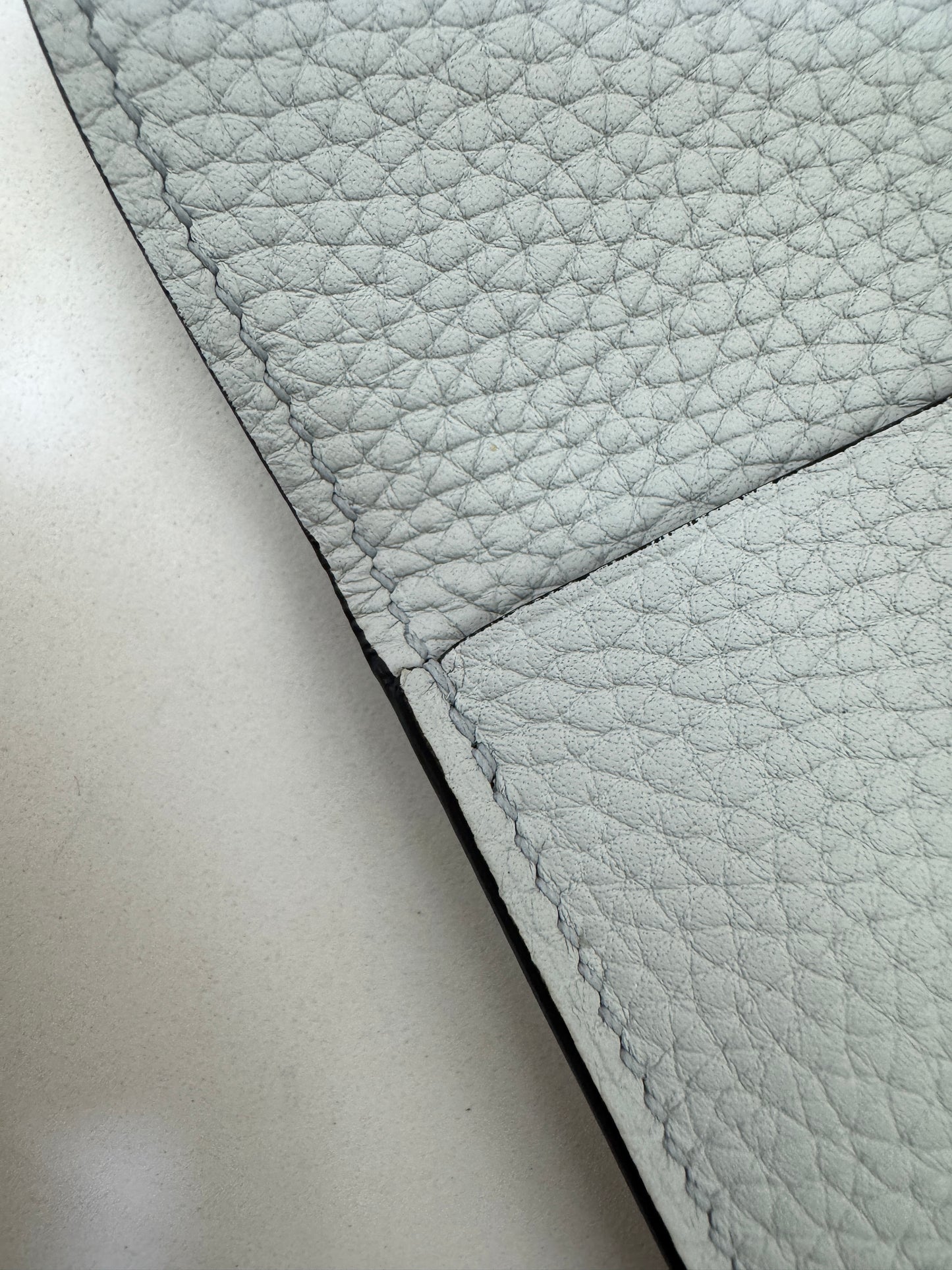 HERMES Halzan 25 聖杯藍銀扣 Bleu Pale