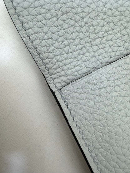 HERMES Halzan 25 聖杯藍銀扣 Bleu Pale