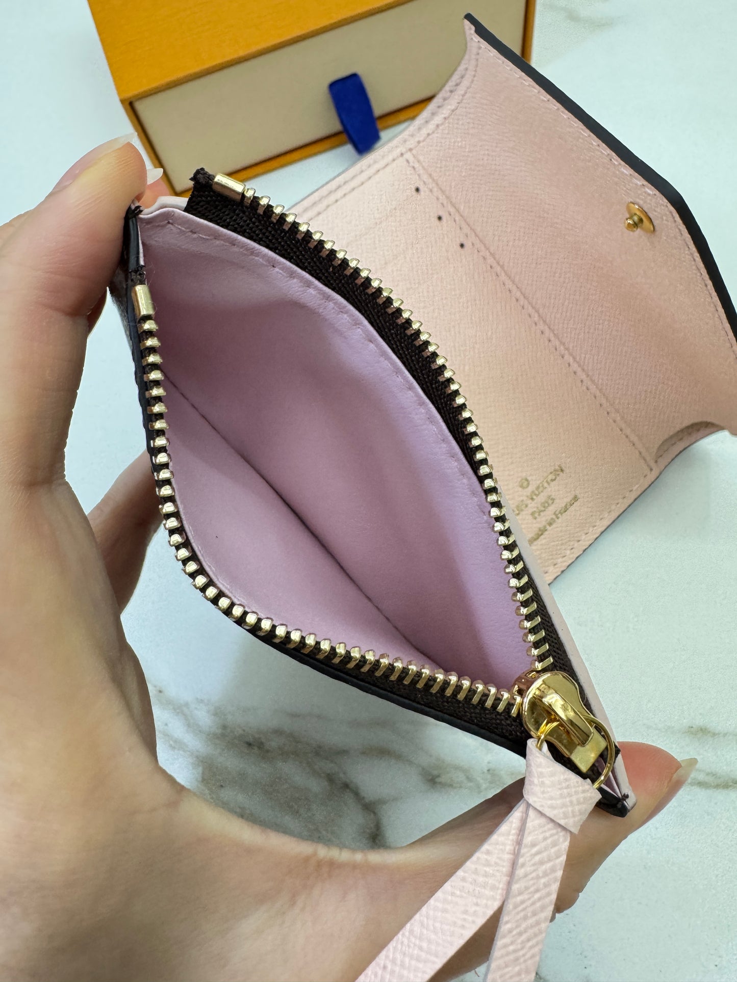 LV Victorine Wallet M62360 Rose Ballerine