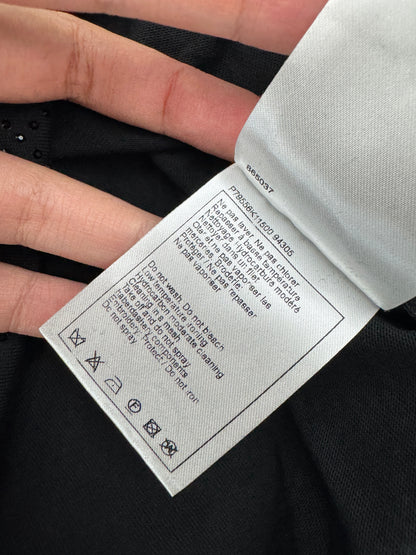 CHANEL 25S 燙鑽短袖Tee 黑色