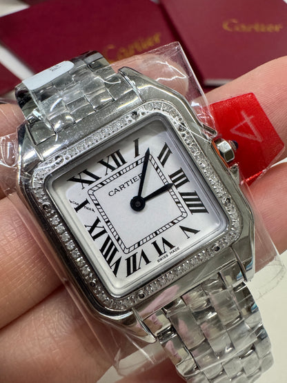 CARTIER Panthere 獵豹手錶 29mm 天然真鑽