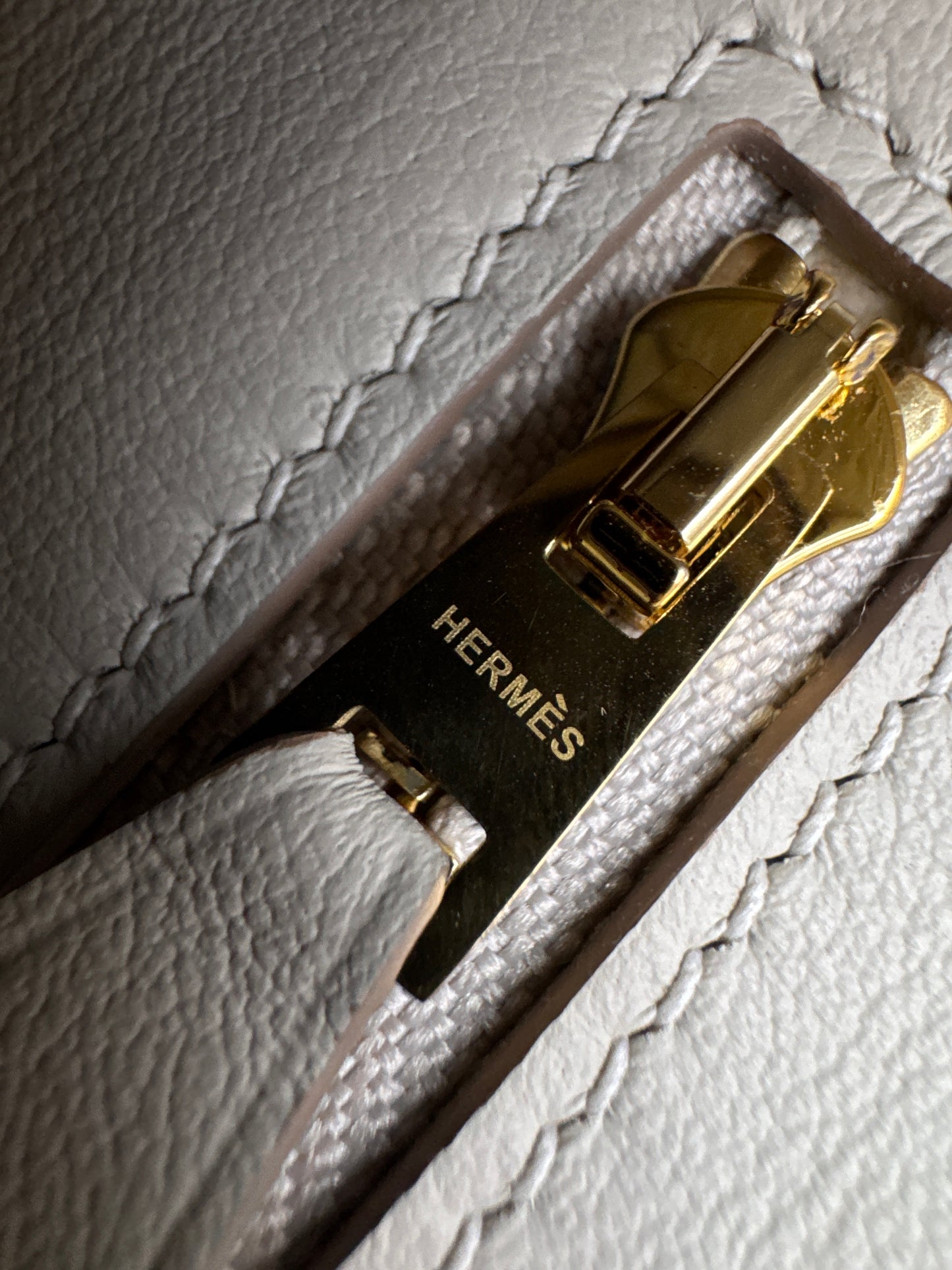 HERMES Mini 2424 冰川白金扣 Evercolor