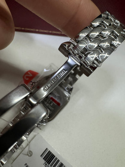 CARTIER 獵豹中號 天然真鑽 銀色